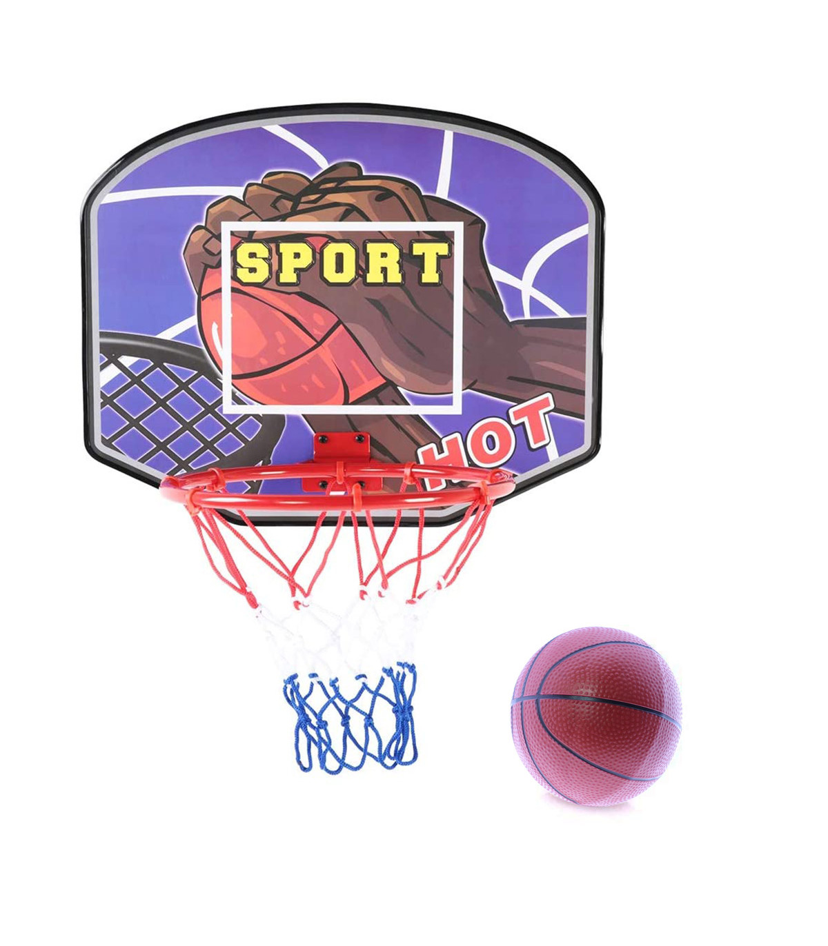 Comprar Canasta baloncesto infantil - Tablero baloncesto pared en Wonduu al  mejor precio