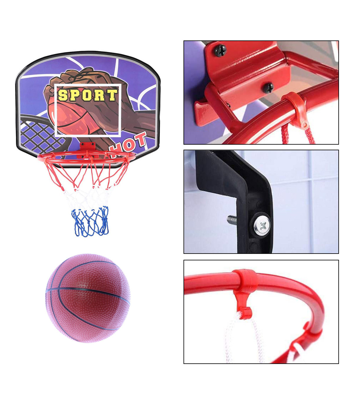 Comprar Canasta baloncesto infantil - Tablero baloncesto pared en