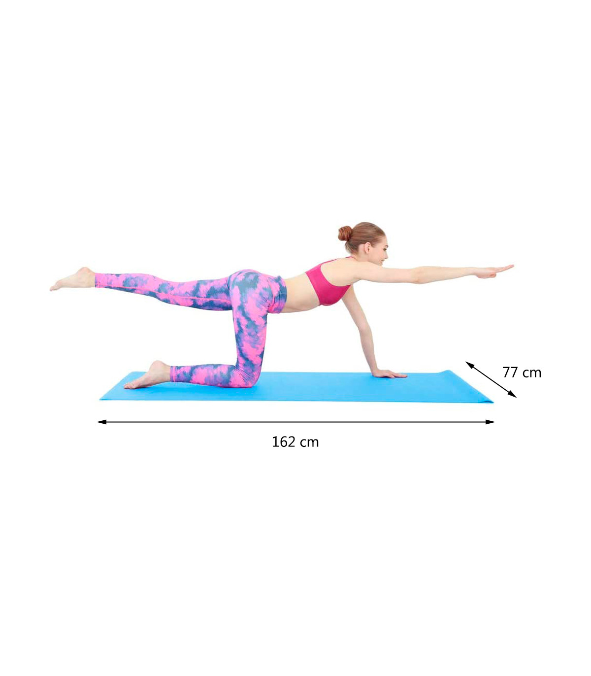TIENDA EURASIA - Esterilla Yoga de 7 mm de Espesor, 60 x 180 cm,  Antideslizante