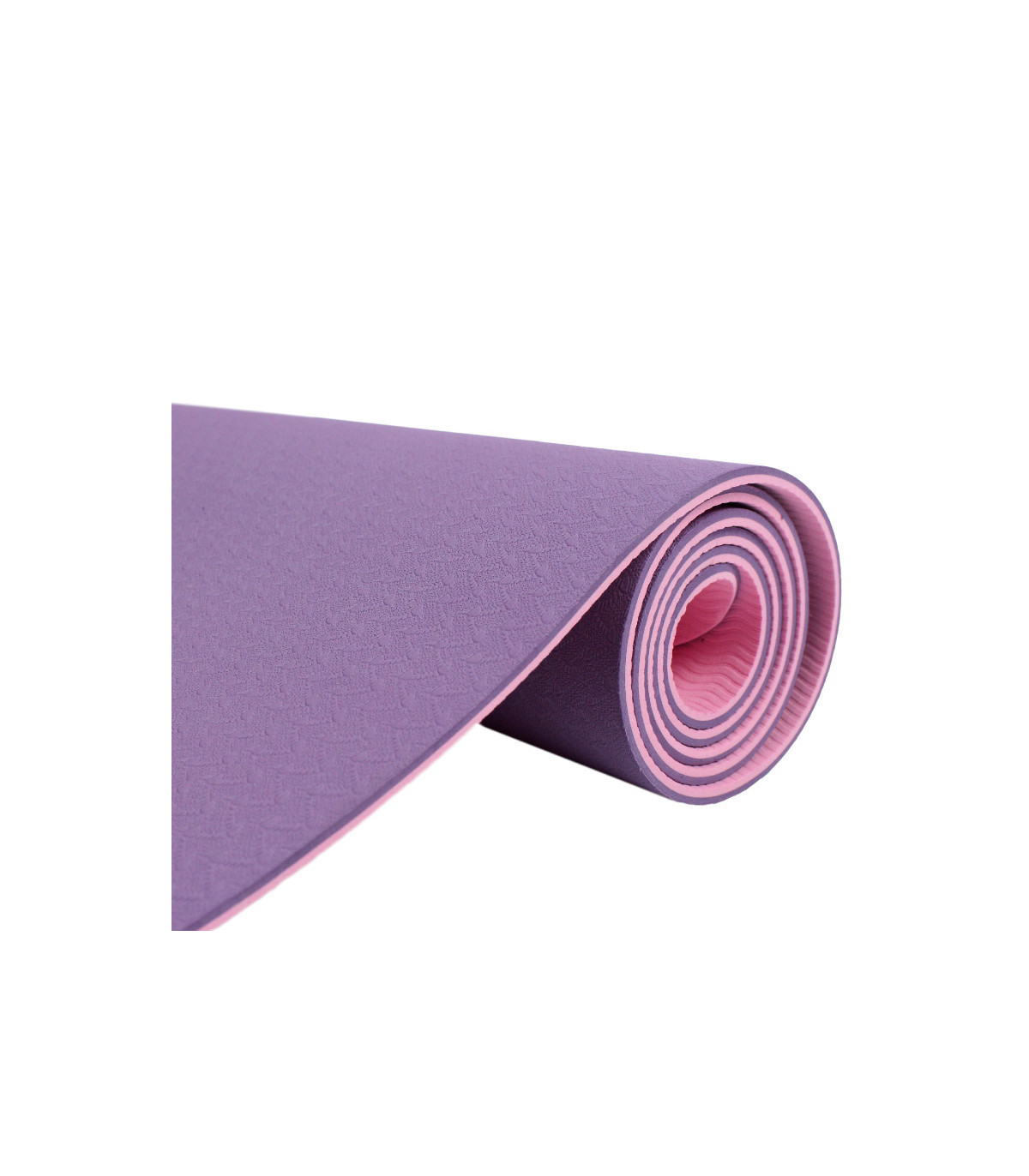 Esterilla Yoga Pilates antideslizante bicolor material ECO - RISCKO