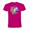 Camiseta Manga Corta Diseño Delfin Surfero