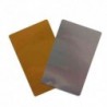 Tarjeta De Aluminio Para Sublimación Color Oro 100 Ud.
