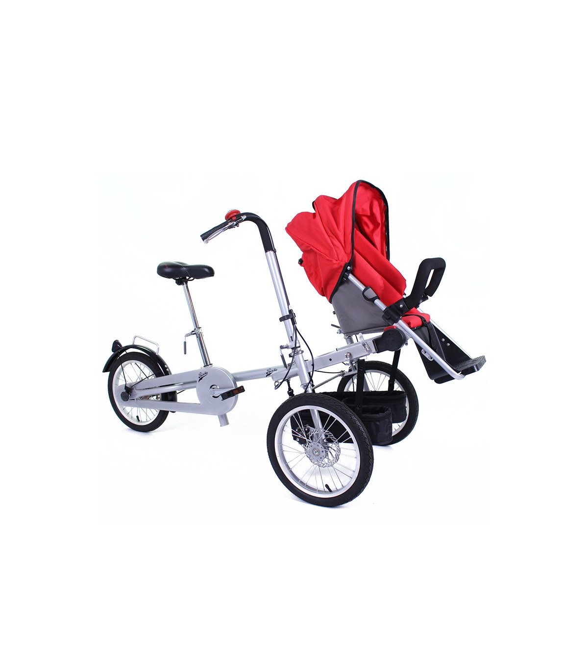futuro Nominación polilla Carrito Bebé Bicicleta - Bicicleta que se transforma en carro