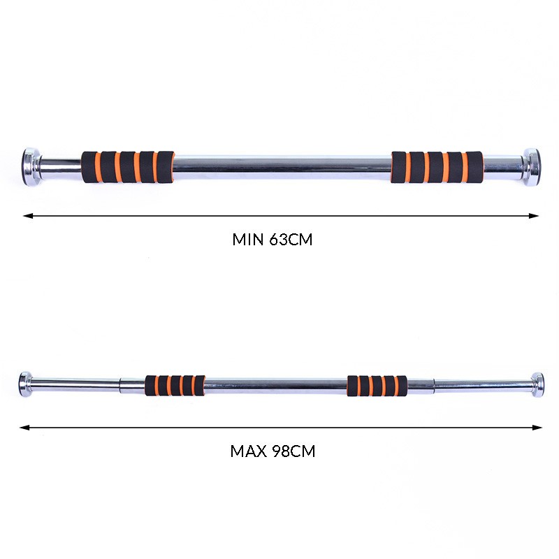 Barra para dominadas pull-ups extensible para marco puerta - RISCKO