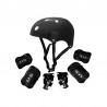 Kit casco y protecciones para niños KR-006